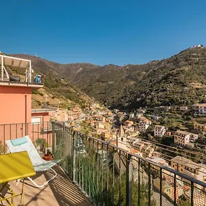 Cinque Terre D'amare Sea View Big For Travel Lovers Apartment Riomaggiore